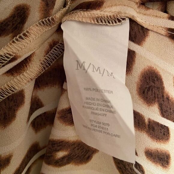 Cabi Ginger Leopard Print Sleeveless Top Blouse Style#3070 Medium - Picture 5 of 6